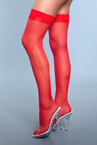 1921 Catch Me If You Can Thigh Highs Red