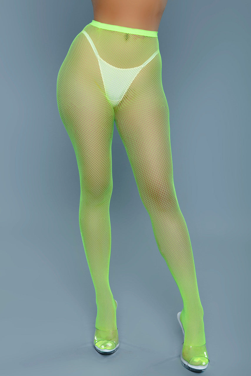 2302 Up All Night Pantyhose Neon Green
