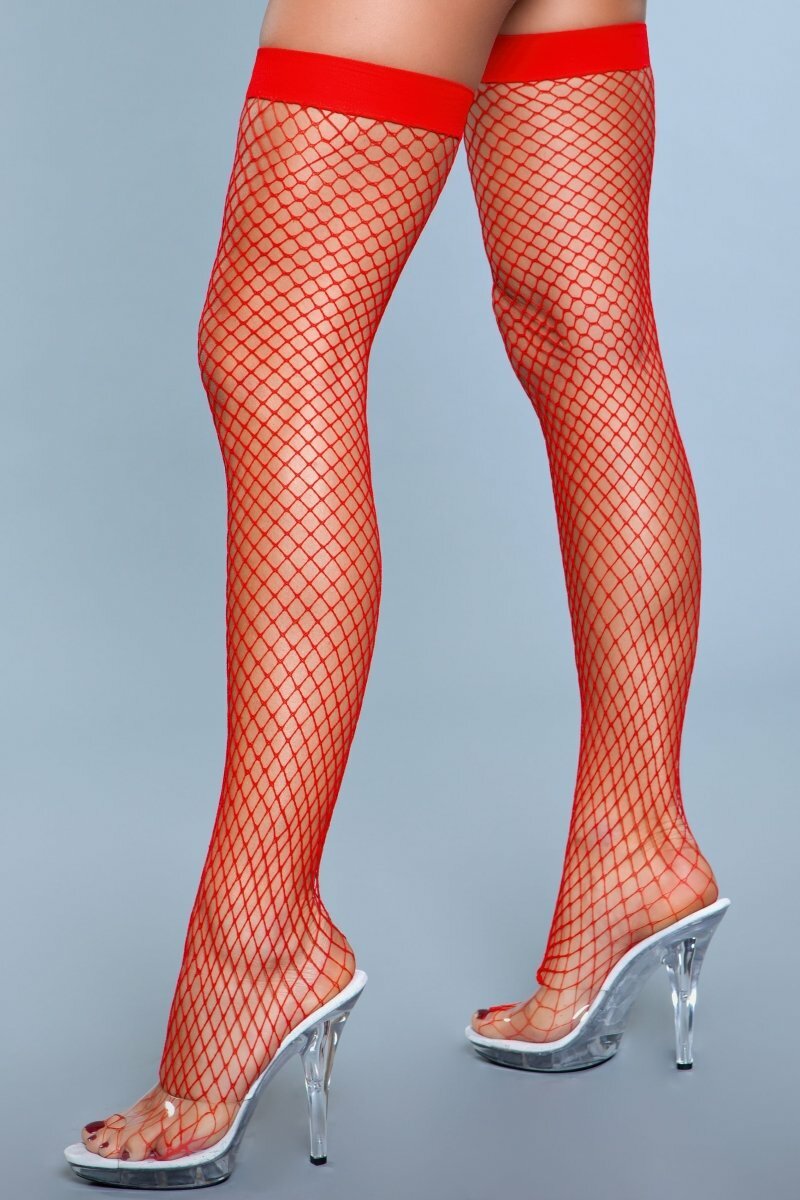 1921 Catch Me If You Can Thigh Highs Red Luxe Cartel