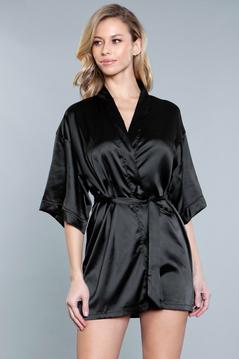 1947 Home Alone Robe - Black Luxe Cartel
