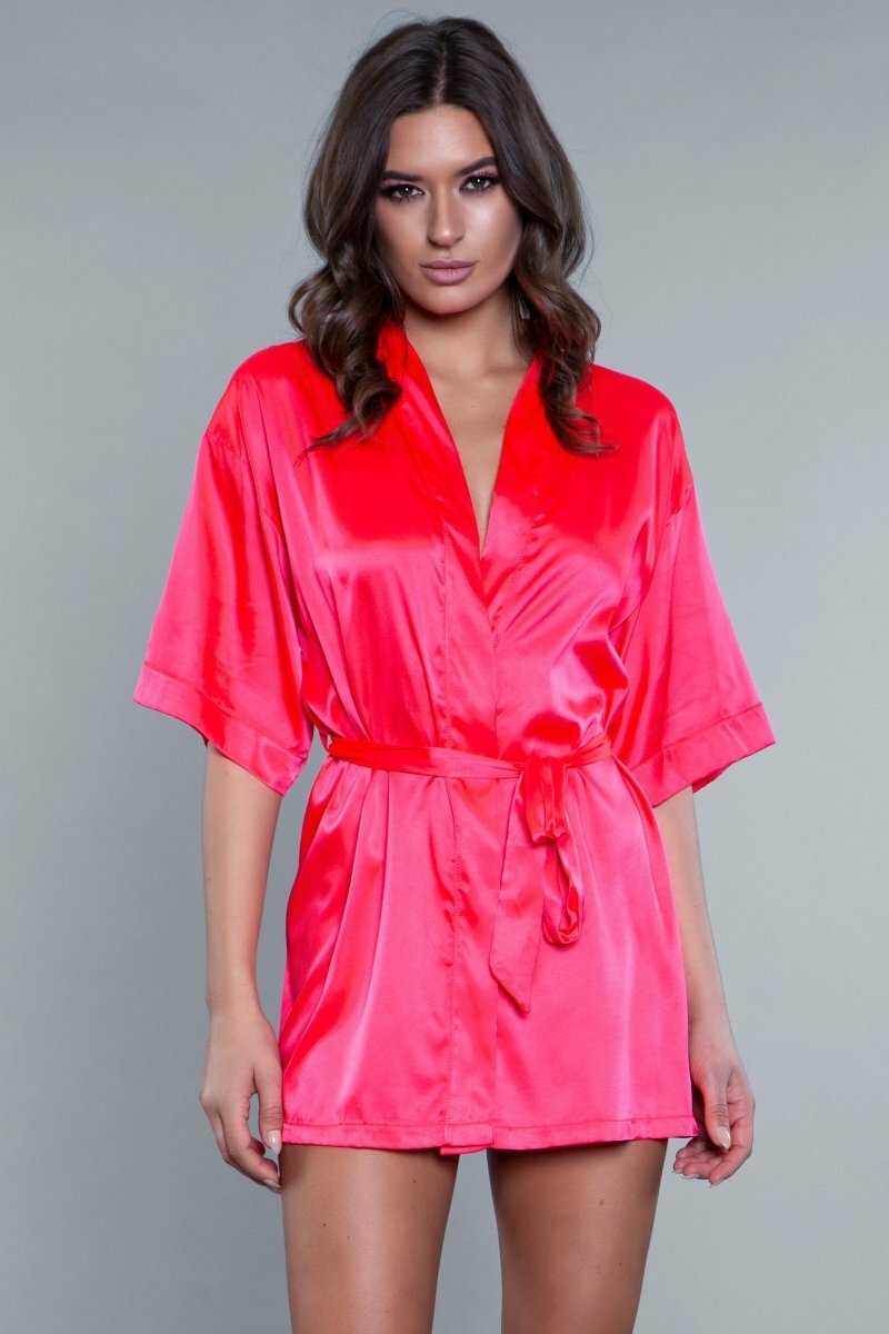 1947 Home Alone Robe - Hot Pink Luxe Cartel