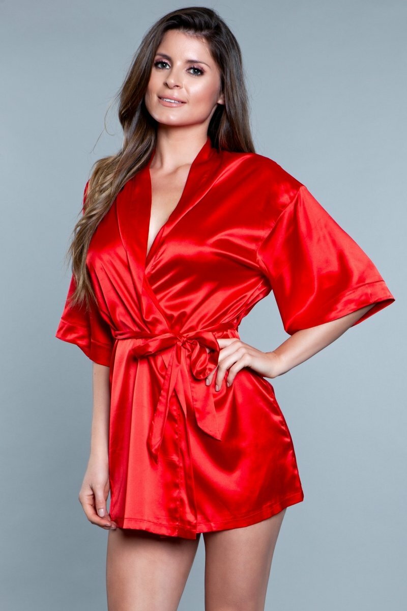 1947 Home Alone Robe - Red Luxe Cartel