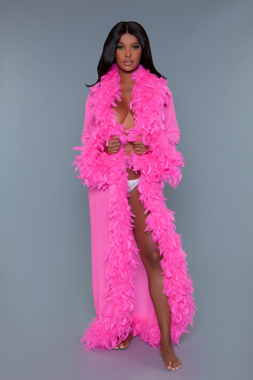 BW834HP Glamour Robe Hot Pink Luxe Cartel