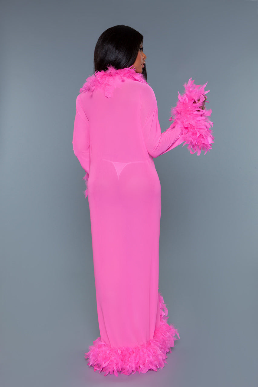 BW834HP Glamour Robe Hot Pink Luxe Cartel