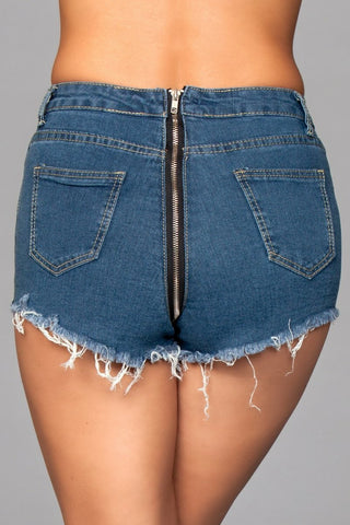 J15 Short On Time Distressed Shorts